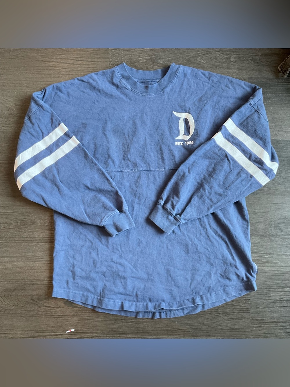 Disneyland Long-Sleeve White Sleeve Stripes Spirit Jersey